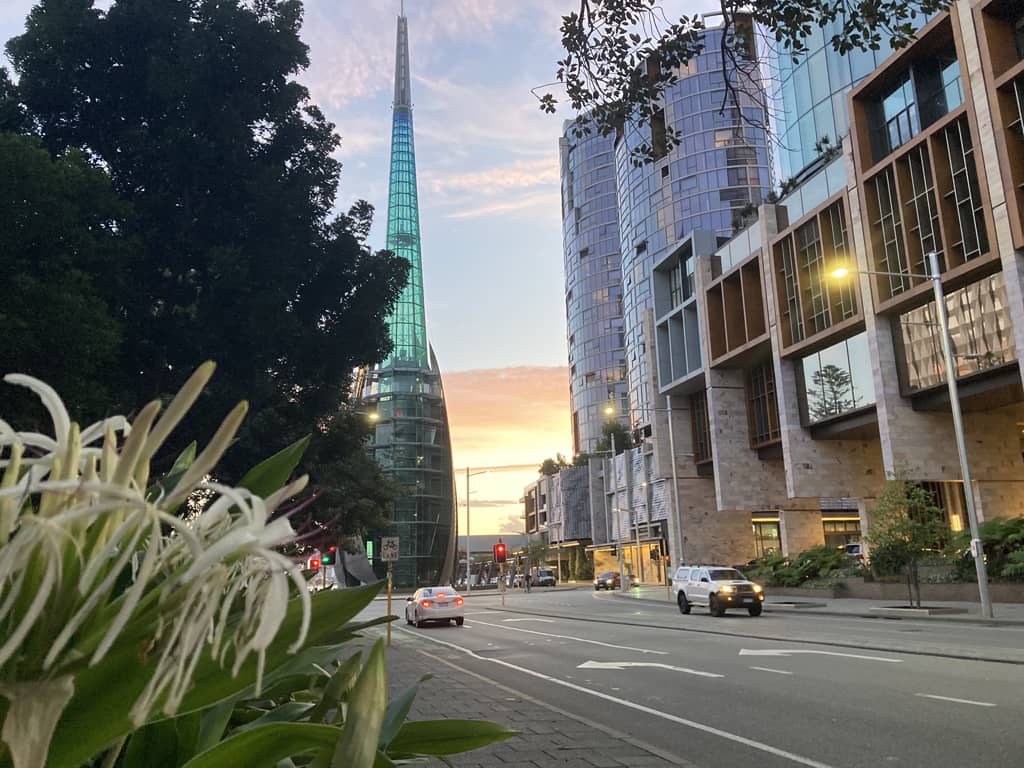 the bell tower in perth